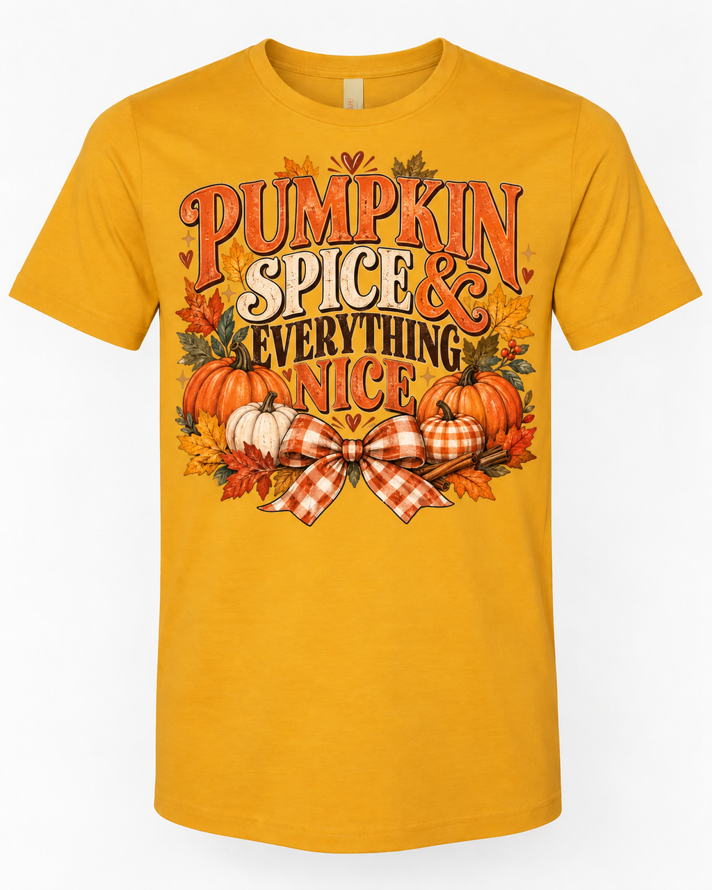 "Pumpkin Spice & Everything Nice" T-shirt Ladies