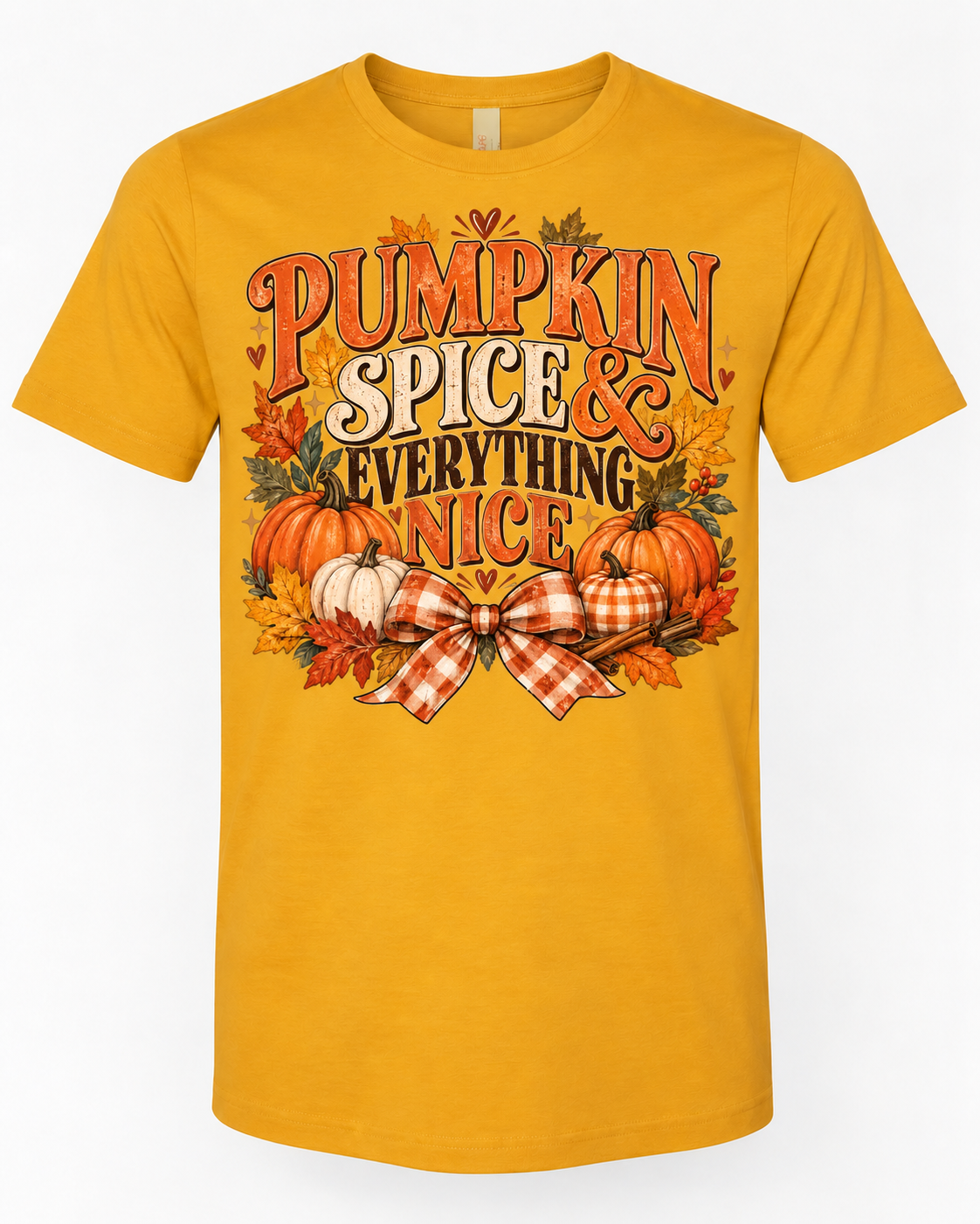 "Pumpkin Spice & Everything Nice" T-shirt Ladies