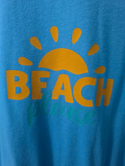 "Beach Please" T-Shirt