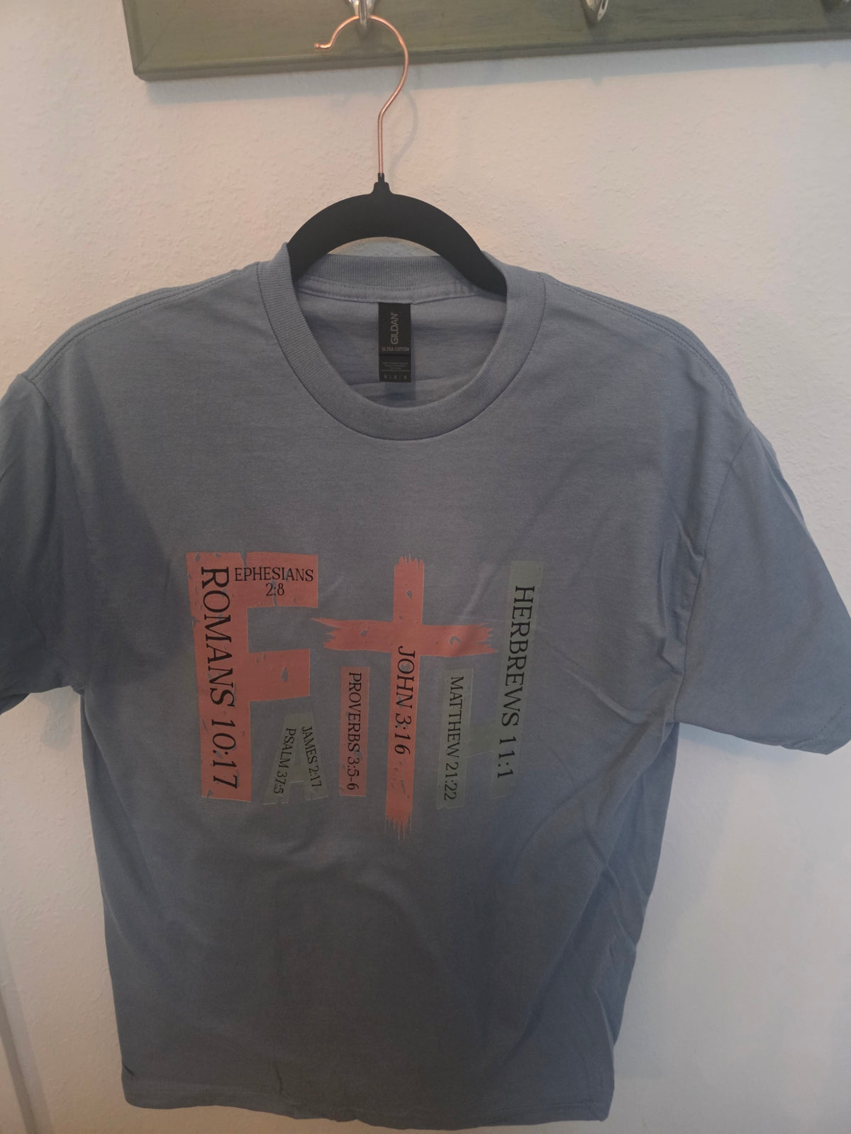 FAITH with Scriptures T-Shirt GILDAN