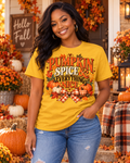 "Pumpkin Spice & Everything Nice" T-shirt Ladies