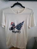 Christmas "What? Cat knocked tree over" T-Shirt