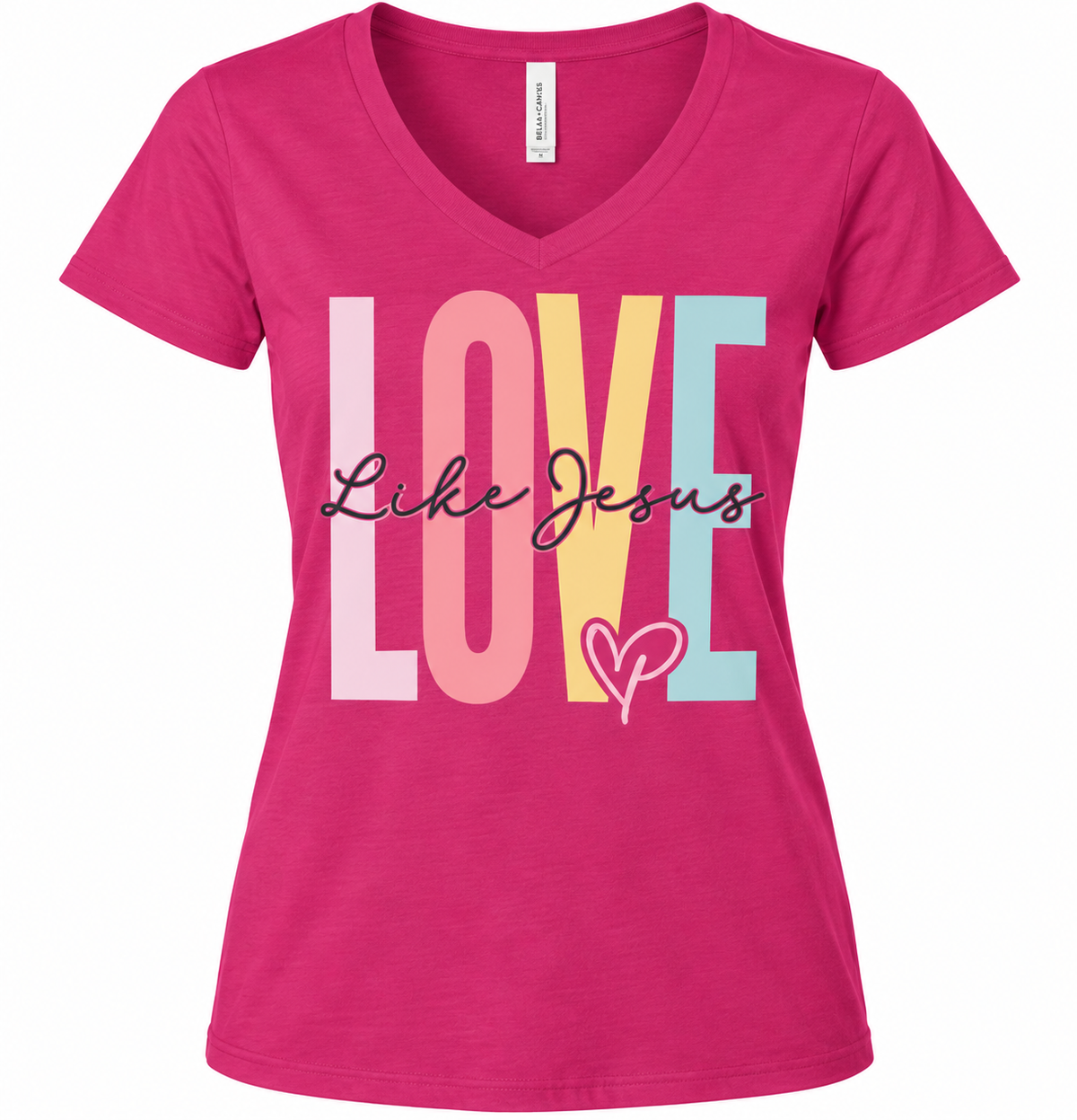Faith-inspired "Live Like Jesus" T-Shirt Women
