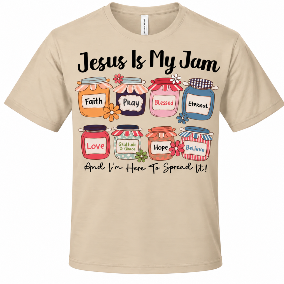 Faith-inspired "Jesus is my Jam" T-Shirt