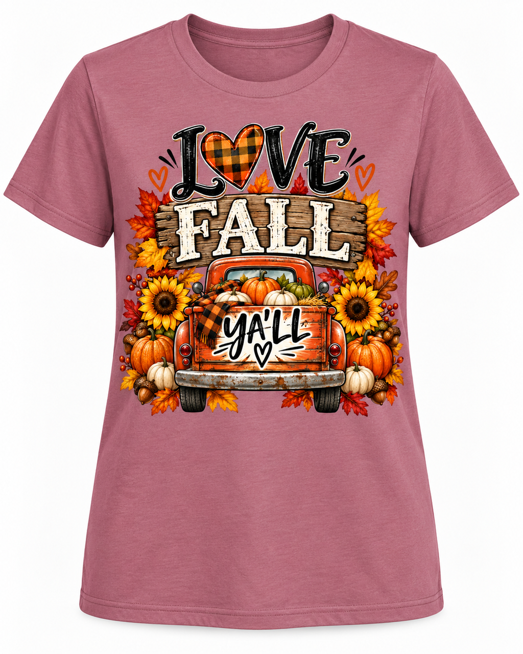 "Love Fall Ya'll" Fall Collection T-shirt Ladies