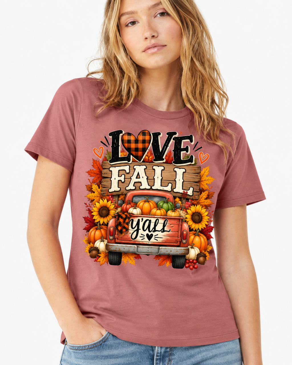"Love Fall Ya'll" Fall Collection T-shirt Ladies