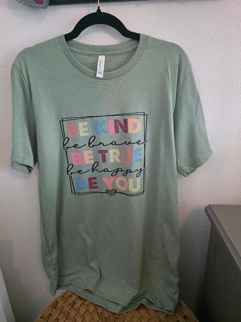 Faith-Inspired "Be Kind Be Brave" T-Shirt